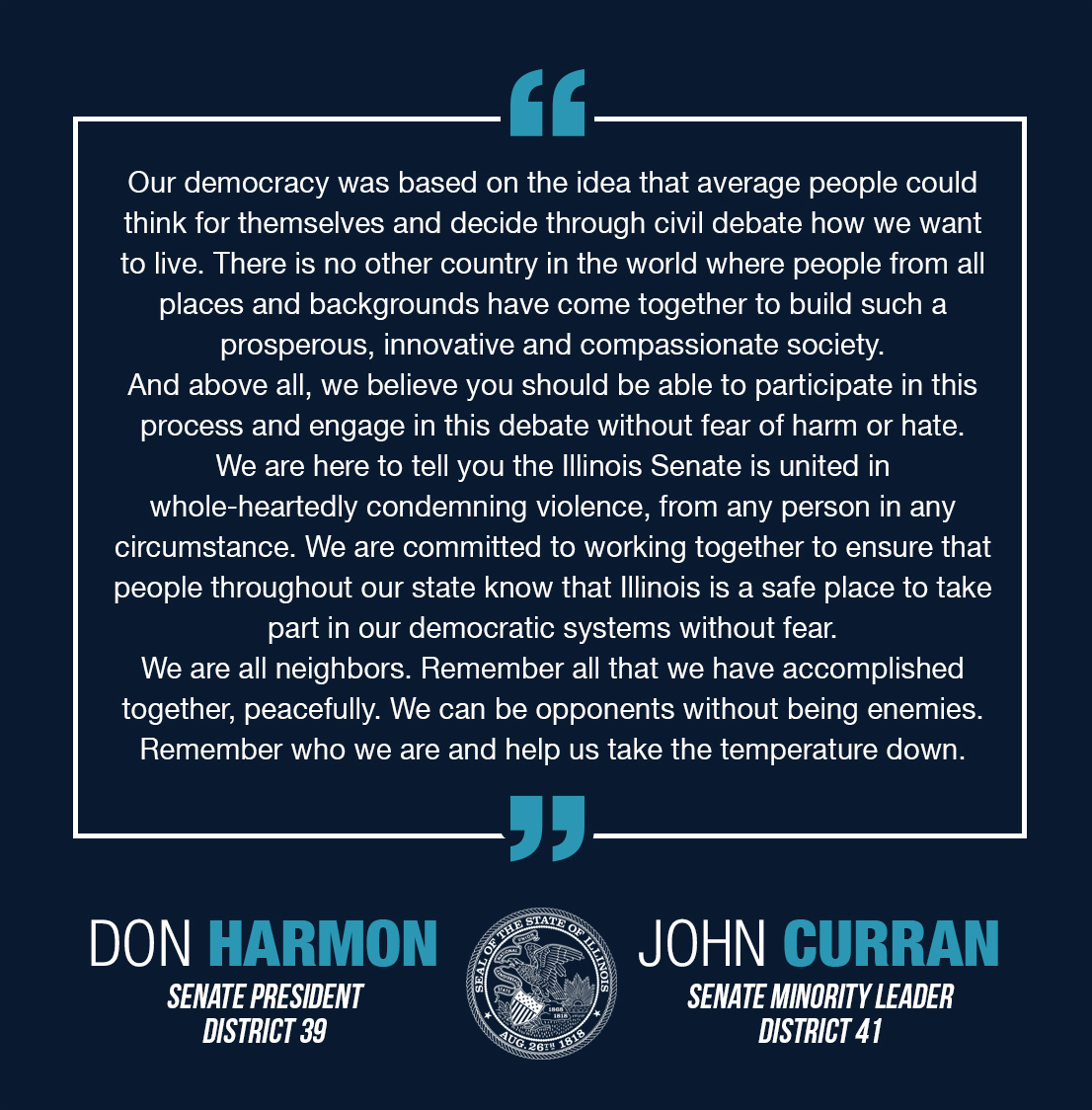 Curran Harmon statement